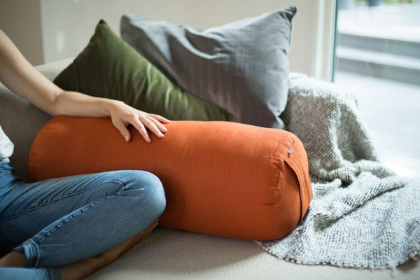 Not Just A Prop: How my linen yoga bolster became an essential part of my daily rituals.