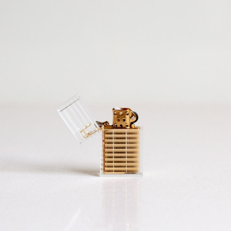 Tsuboto Pearl Clear Gold Lighter